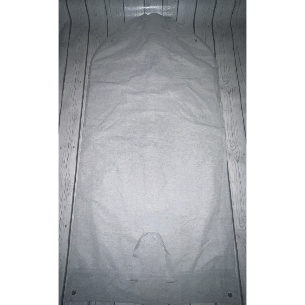 Brunello Cucinelli Gray Dust Travel Garment Bag 23" X 46" Storage